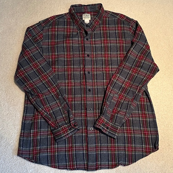 L.L. Bean Flannel Shirt - Picture 1 of 3